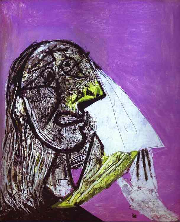 Pablo Picasso - A Woman in Tears