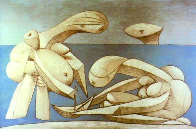 Pablo Picasso - Bathers with a Toy Boat