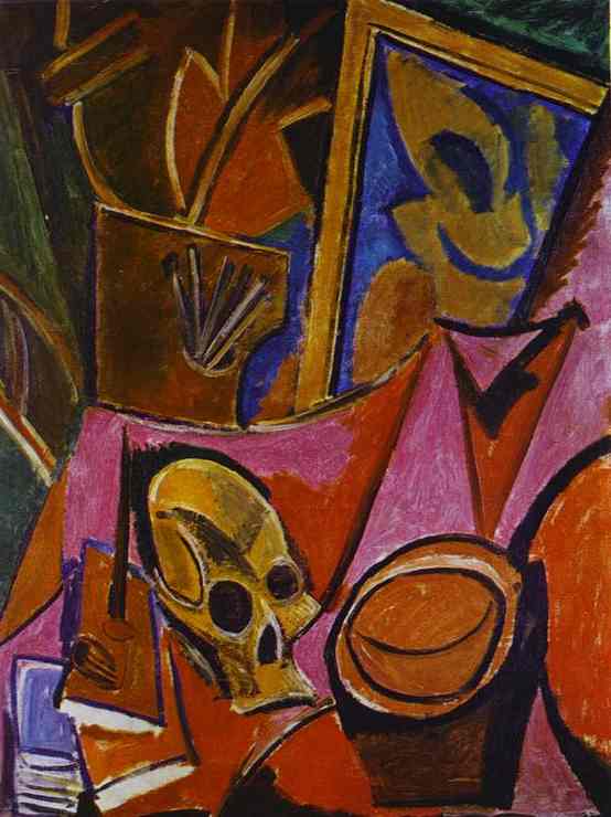 Pablo Picasso - Composition with a Skull