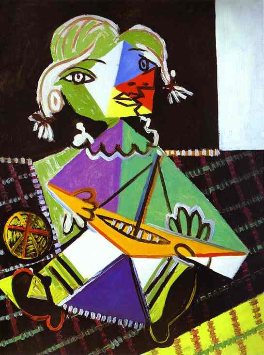 Pablo Picasso - Girl with a Boat (Maya Picasso)