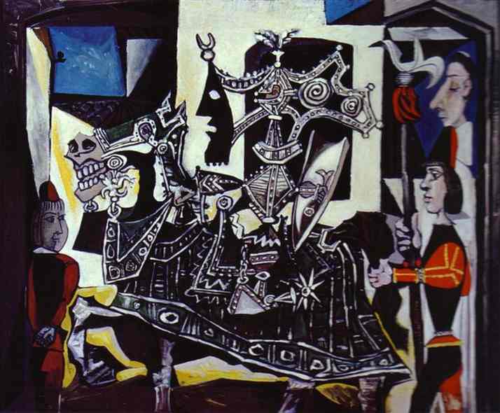 Pablo Picasso - Knight, Page and Monk