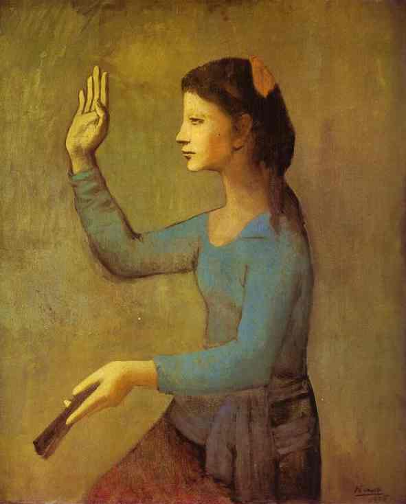 Pablo Picasso - Lady with a Fan