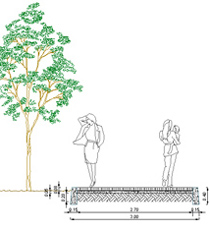 Sezione stradale tipo dwg