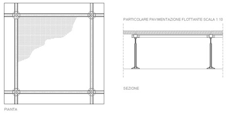 Pavimento in parquet dwg