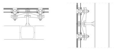 Facciate continue in vetro dwg