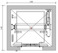 Proprieta Familiare Blocchi Cad Ascensore Vetro