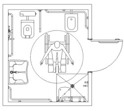 Riparazione Dell Appartamento Casa Bagno Assistito Dwg