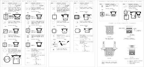 Pozzetto acque piovane dwg