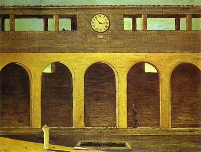 De Chirico - Énigme de l'heure 1911