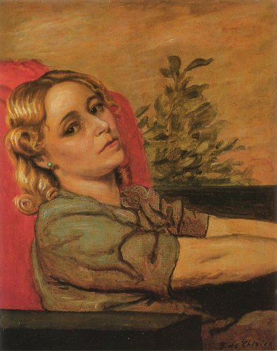 De Chirico - donna in riposo 1936