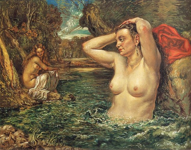 De Chirico - naiadi al bagno 1955