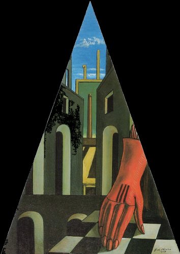 De Chirico - triangolo metafisico 1958