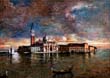 De Chirico - Venezia, Isola di San Giorgio 1955