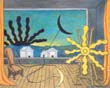 De Chirico - sole su cavalleto 1963