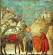 Giotto - Legend of St Francis - [02] - St Francis Giving his Mantle to a Poor Man