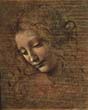 Leonardo - Head of a Tousled Young Woman