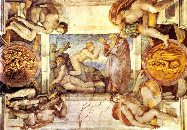 Michelangelo - The Creation of Eve