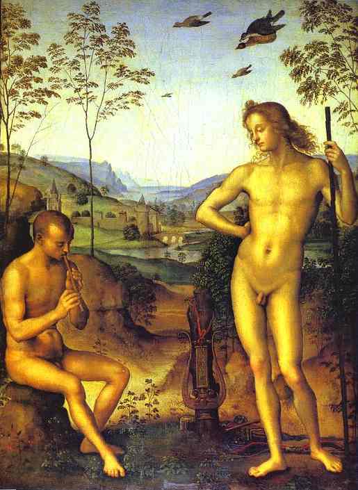 Pietro Perugino - Apollo and Marsyas