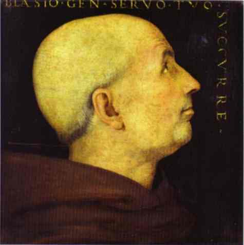 Pietro Perugino - Portrait of Don Biagio Milanesi
