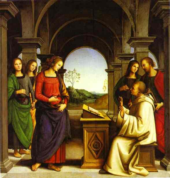 Pietro Perugino - The Vision of St. Bernard