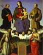 Pietro Perugino - Madonna and Child with Four Saint