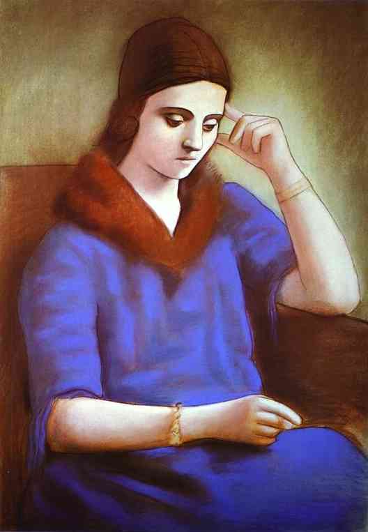 Pablo Picasso - Portrait of Mme Olga Picasso
