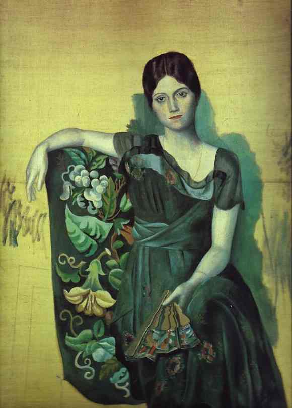 Pablo Picasso - Portrait of Olga in the Armchair