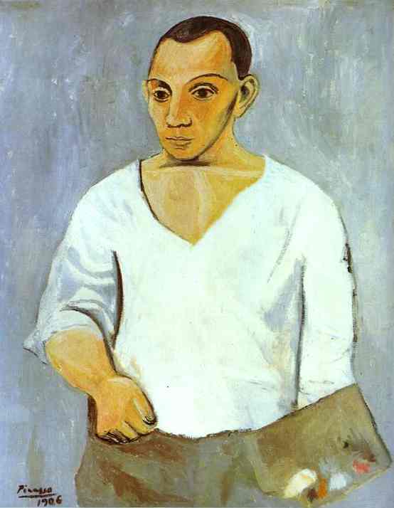 Pablo Picasso - Self-Portrait with a Palette