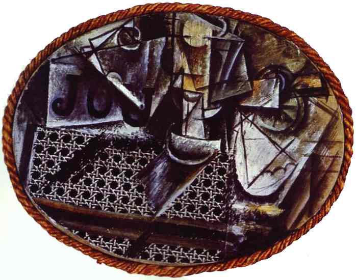Pablo Picasso - Still-Life with Chair Caning