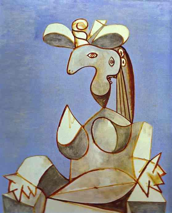 Pablo Picasso - Young Tormented Girl