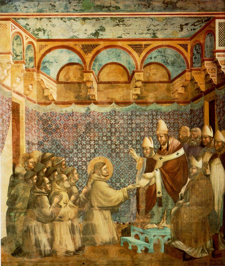 Giotto - Legend of St Francis - [07] - Confirmation of the Rule