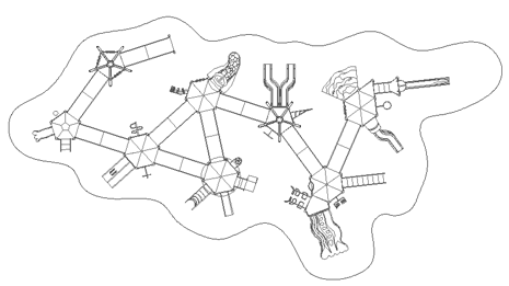 Parco Giochi Bambini 2d Dwg