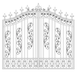 Cancelli In Ferro Battuto Gates Dwg 5