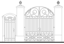 Cancelli 2d Dwg