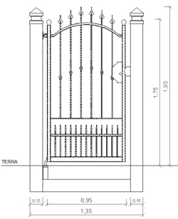 Cancelli In Ferro Battuto Gates Dwg 5