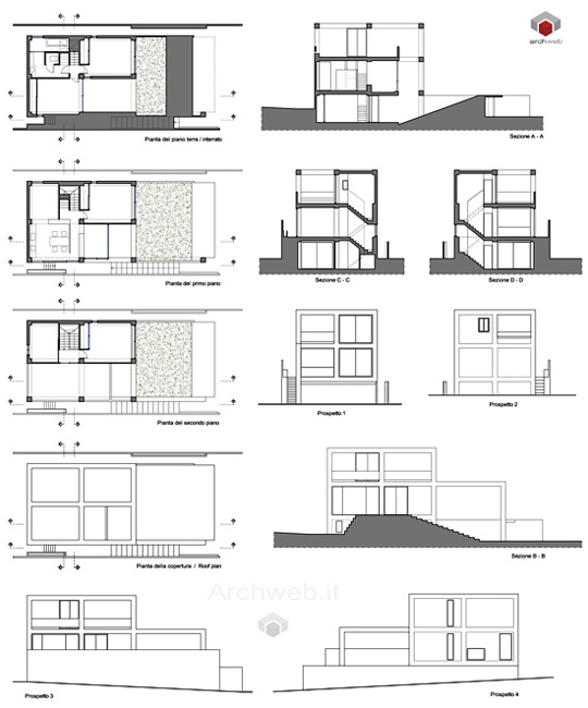 Onishi House di Tadao Ando