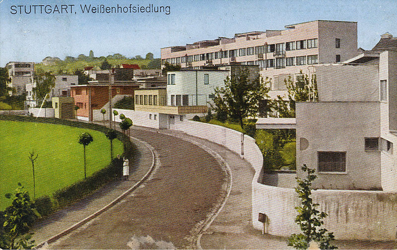 Weissenhof plan Stoccarda, Germania, 1927