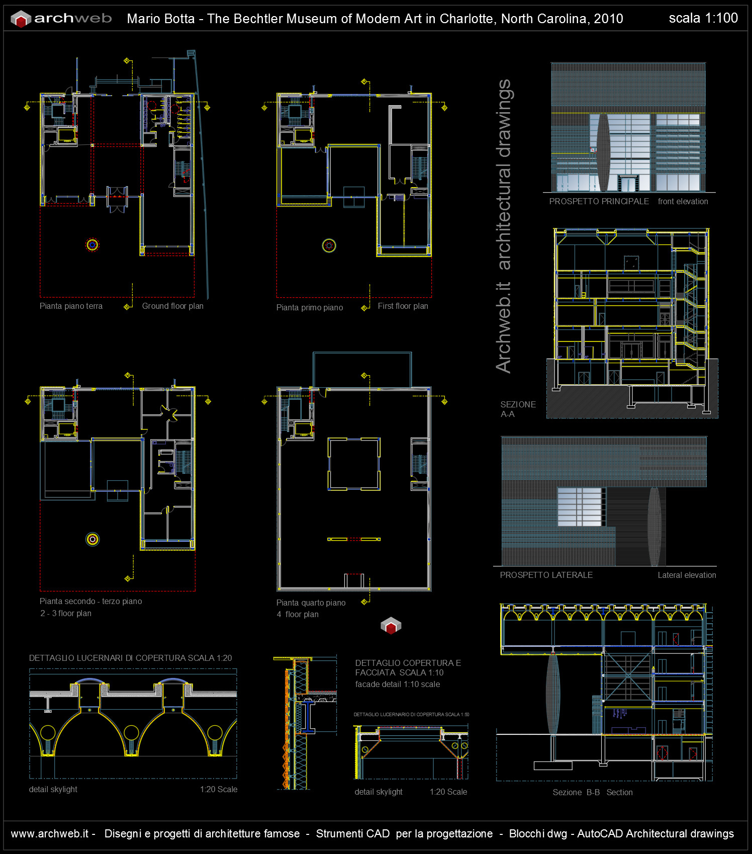 Bechtler Museum Of Modern Art Autocad Dwg