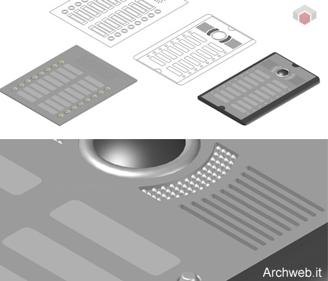 Citofono 2D e 3D - Interphone drawings