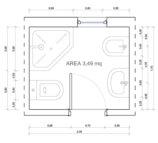 Bagni Dimensioni Minime