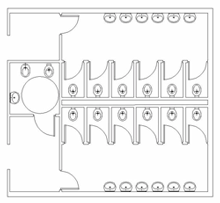 Bagni Pubblici Dwg Servizi Igienici Dwg 1