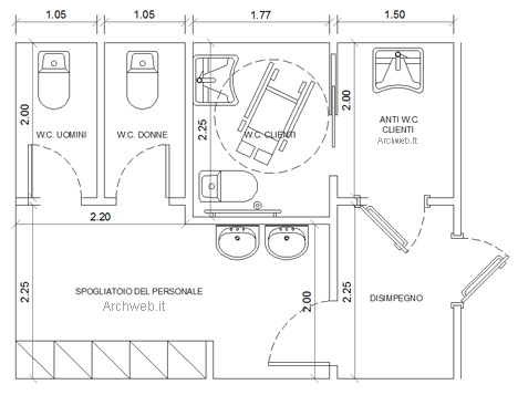 Bagni Pubblici Dwg Servizi Igienici Per Il Pubblico 2