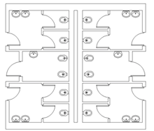 Bagni Pubblici Dwg Servizi Igienici Dwg 1