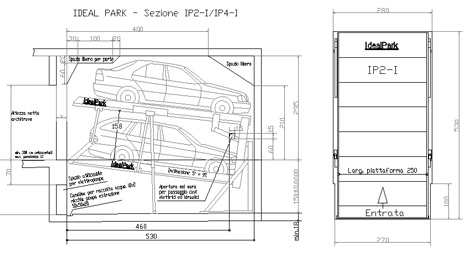 Ideal Park Parcheggi Meccanizzati Ascensori Auto Dwg