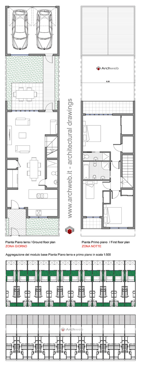 Casa A Schiera Con Box Auto